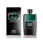 Gucci Guilty Black Pour Homme Eau de Toilette Spray for Men, 3 Ounce