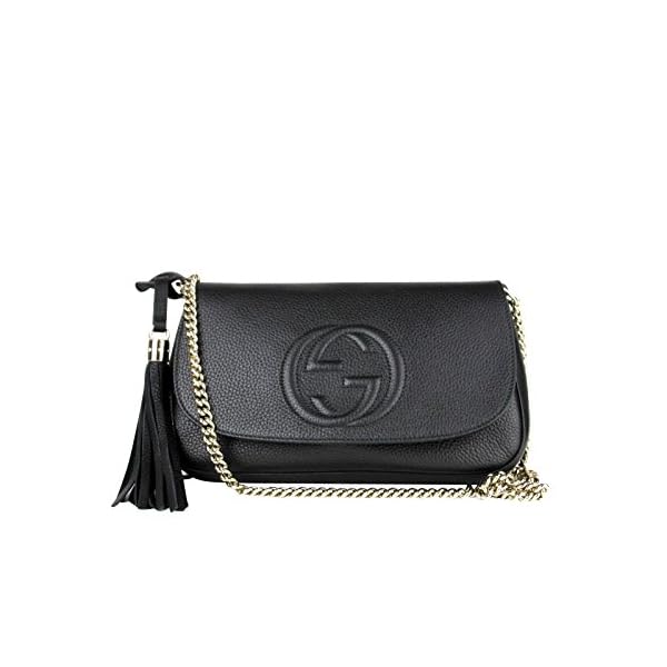 gg black shoulder bag