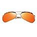 LianSan Designer Oversized Double Bridge Unisex Men Women Large Metal Driver Polarized Sunglasses 808 (gold frame orange lenses)