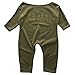 Newborn Infant Baby Girls Clothes Long Sleeve Off Shoulder Romper Jumpsuit (M(6-12months))