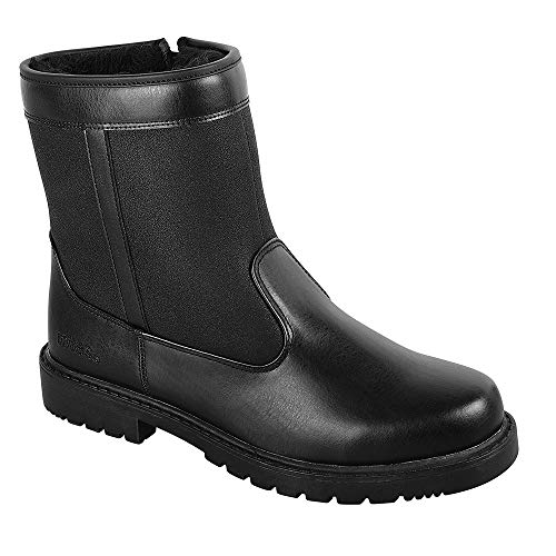 image for totes Men's Black Waterproof Stadium Boots - Size 12W, mens