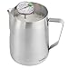 VonShef Stainless Steel Milk Pitcher Suitable for Coffee, Latte & Frothing Milk, Available in 12-Oz, 20-Oz and 32-Oz sizes