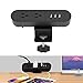 Desktop Edge Power Outlets with USB Ports,Desk Clamp Power Strip,Aluminum Alloy Fireproof Power Strip,Removable Desktop Mount Multi-Outlets for Home Office Reading