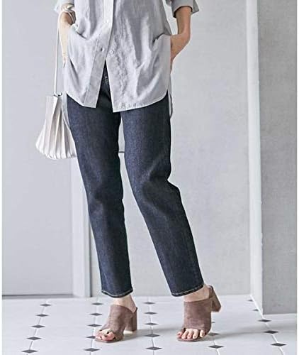 Amazon ナノ ユニバース Web限定 テーパードデニムパンツ D ネイビー1 36 ジーンズ 通販