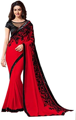 FabPandora multi-colored Saree With Blouse Piece (new arrival sarees/designer sarees)