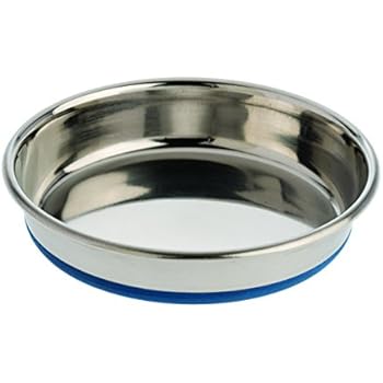 Durapet Premium Rubber-Bonded Stainless Steel Dish 1 cup