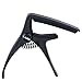 Mini 4 String Guitar Capo, Professional Ukulele Capo for Soprano Tenor Concert Ukuleles Banjos Mandolin(BLACK)