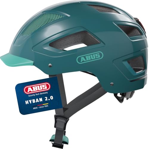 ABUS HYBAN 2.0 Fahrradhelm, Grün (core Green), M