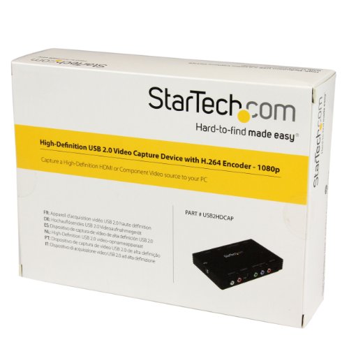 StarTech.com USB2HDCAP USB 2.0 HD PVR Gaming Box and Digital Video Capture Device with Video Pass Through and H264 Encoder HDMI/Component - Thumbnail 5