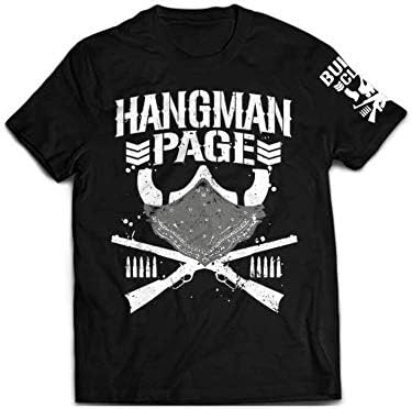 Official NJPW - New Japan Pro Wrestling - ROH - BC - Being The Elite - Bullet Club - AEW - Hangman Page Bandit T-shirt