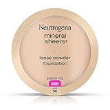 Neutrogena Mineral Sheers Loose Powder Foundation, Buff 30, .19 Oz.