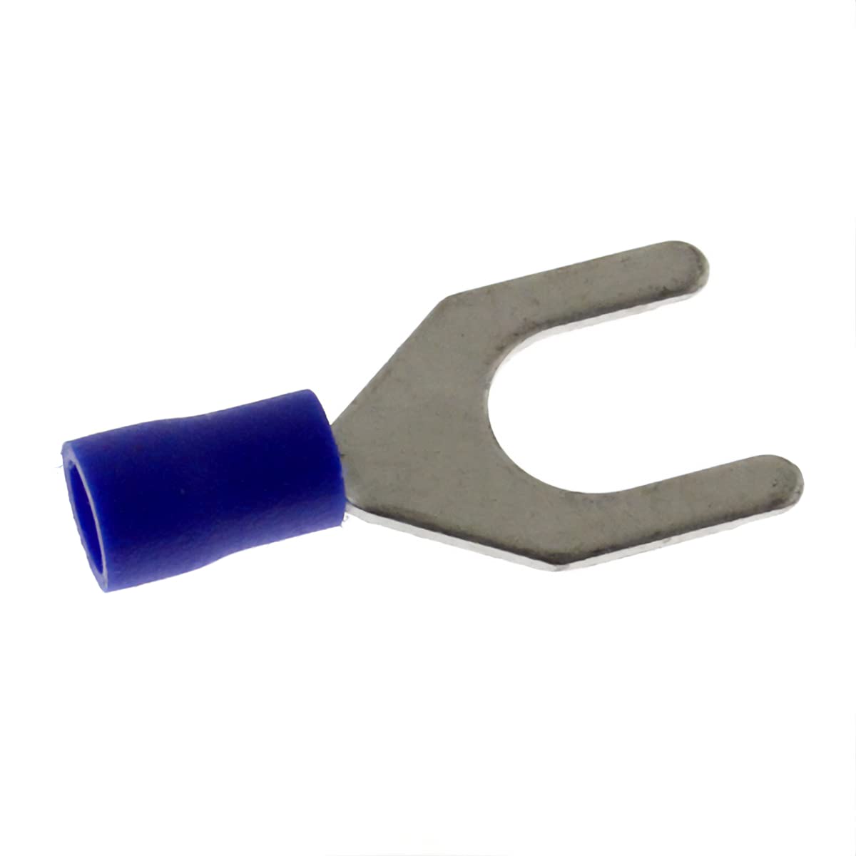 SeKi 14134, 1.5-2.5 mm2, M8, Insulated, 25 Pieces Fork Terminal, Blue