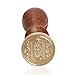 Topbuti Vintage Retro Wooden Alphabet Letter Initial Wax Classic Sealing Wax Seal Stamp (H)