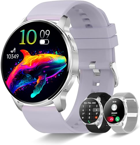 Betatree Smartwatch Woman Man with Bluetooth Calls, 1.32 Inch Smart Fitness Watch, 20 Sports Modes, Pedometer, Sleep Monitor, Heart Rate Monitor Activity Bracelet, Smart Watch for Android iOS