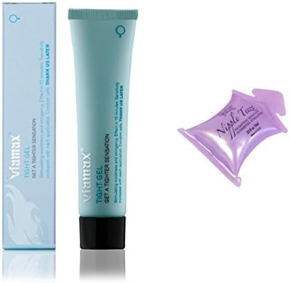 Viamax Tightening Gel For Her - Contains Natural Herbal Ingredients + FREE Nipple Teeze Intensifying Sensitivity Lube by Viamax / Nipple Teeze