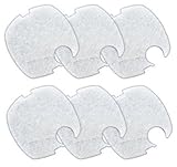 Replacement Fine Filter Pad for AQUATOP Sunsun Super Grech Perfect HW-304, Set of 6