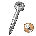 Milescraft 5201 Wood Pocket Hole Screws - #7 x 1