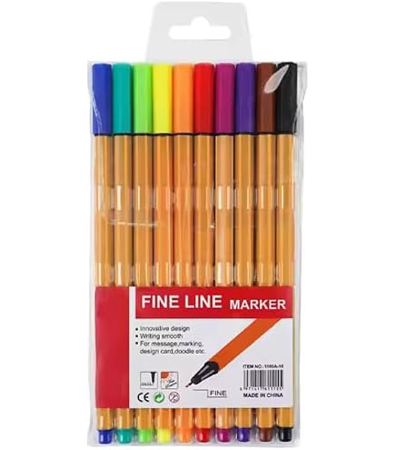 Maped Peps Premium Pennarelli Punta Fine Metallizzata 0,4 Mm - Confezione 8 Colori - 6