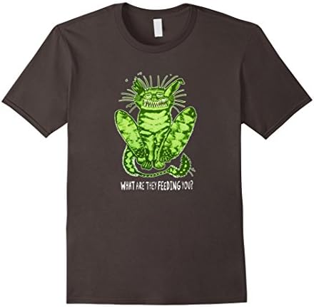 What are they FEEDING you? FUNNY SMELLY CAT SHIRT TV KITTEN