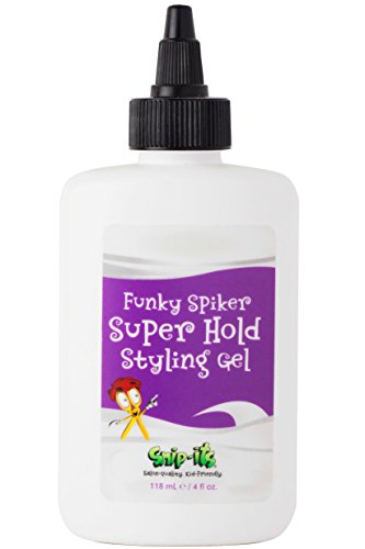 Snip-itsFunky Spiker Super Hold Styling Gel, 4oz - No Flake Formula, Extreme Hold, Easily Shampoos Out, Made in the USA