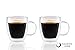 AURA Double Wall Insulated Glass Mugs by Kaizen One - 12oz (Set of 2)