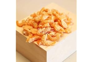 XLSEAFOOD Grade Premium Sun Dried Ecuador Shelled White Prawn Shrimp #500(500-550pcs/lb) 0.5 Lb (8oz) 美国旭龙行 特级厄瓜多尔去壳去头白虾大金钩 0.5 lb (#500-8oz)