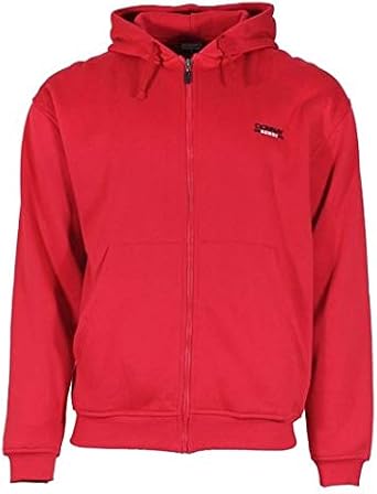 red zipper sweater