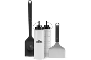 Napoleon® BBQ Accessory - GATL013 - Griddle 4-Piece Cleaning Kit, Includes One Scraper, One Scouring Brush, Two Squeeze Bottl