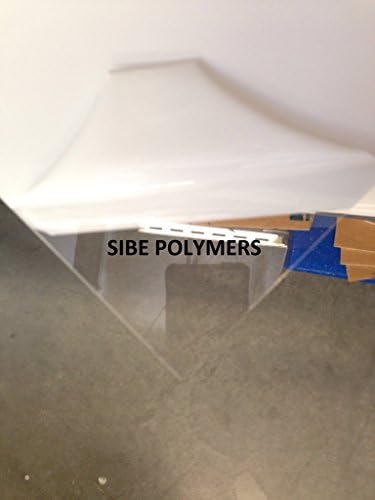SIBE- R PLASTIC SUPPLY - CLEAR ACRYLIC PLEXIGLASS 10" X 10" - 1/4" (0.220)