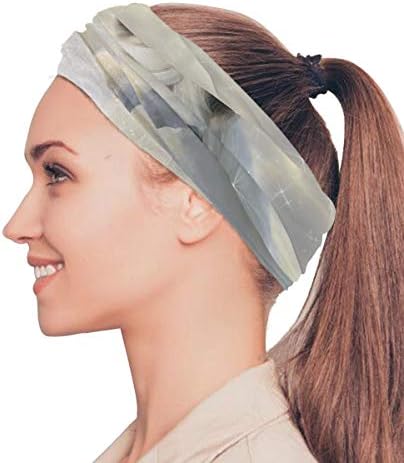 Colorful bandana-style face mask with various outdoor activity icons printed on it, including biking and doors.