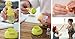 2 Easy Hold Fruit Feeder Pacifiers with Stands | Feeding Toy | Stand, Dust Cover, Medium and Large Silicone Pouches | Plus eBook on Starting Baby on Solid Food | Purple & Green 2 Pack