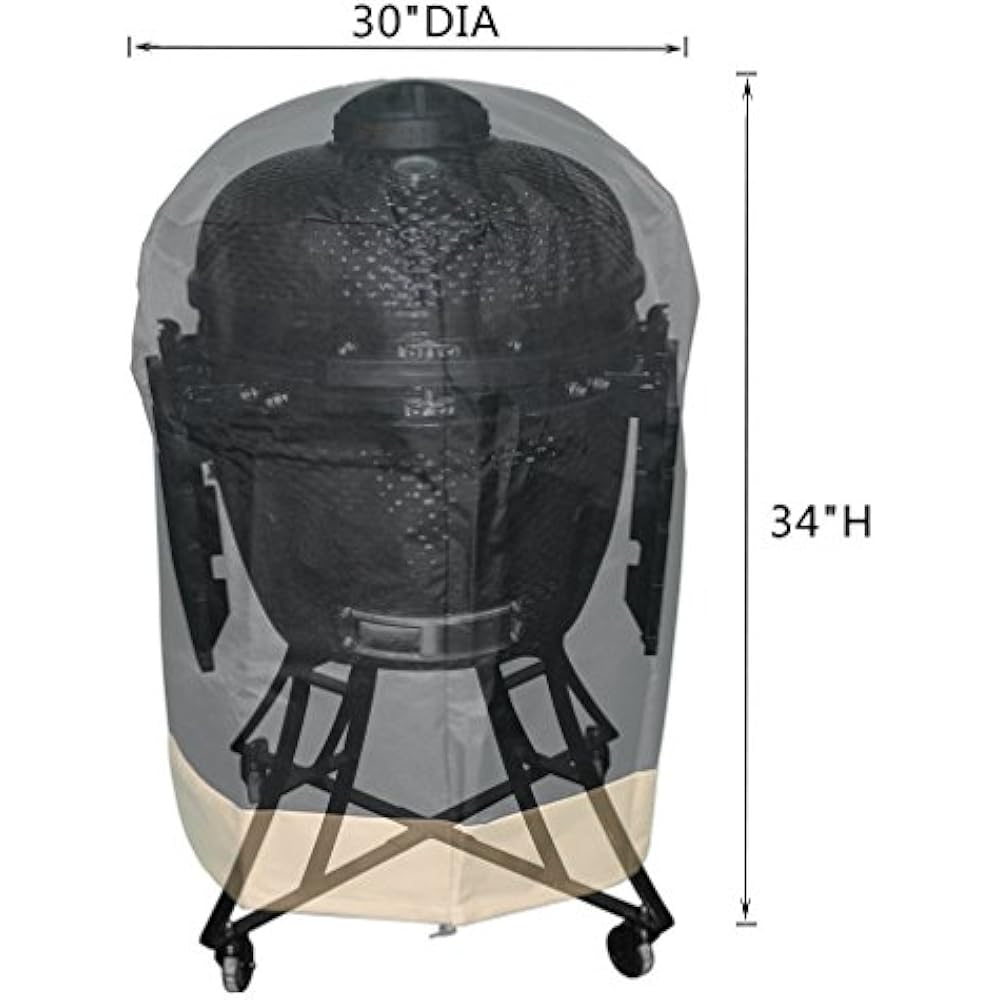 Onlyfire Kamado Grill Cover Fits For Large Big Green Egg, Joe Classic