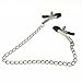 Nip ple Clamps Adjustable Tweezer with Chain Accessories Two Head Clip (Two Head)