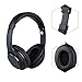 Excelvan Wireless Bluetooth 3.0 Hands-free 3.5mm On-ear Game Headphset for Travel Work Sport