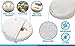 Newborn Baby Pillow for Flat Head Syndrome Prevention, 8.6 inch Memory Foam Cushion Head Shaping Pillow Neck Support with Bamboo Pillowcase for Infant up to 4 Months
