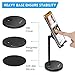 Adjustable Cell Phone Stand Holder for Desk Universal fits All Cellphones Compatible iPhone Xs Max XR X 6 6S 7 8 Plus, Galaxy S10 Plus Note 9& 7”-13” Tablets iPad, Great for Facetime& Recipe Reading