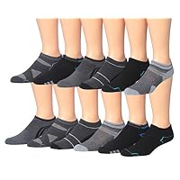James Fiallo Mens 12-pack Low Cut Athletic Socks, Fits 10-13, 2894-3
