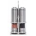 Electric Salt & Pepper Grinder Shaker Mill | Battery Operated | Adjustable Ceramic Coarseness Durable