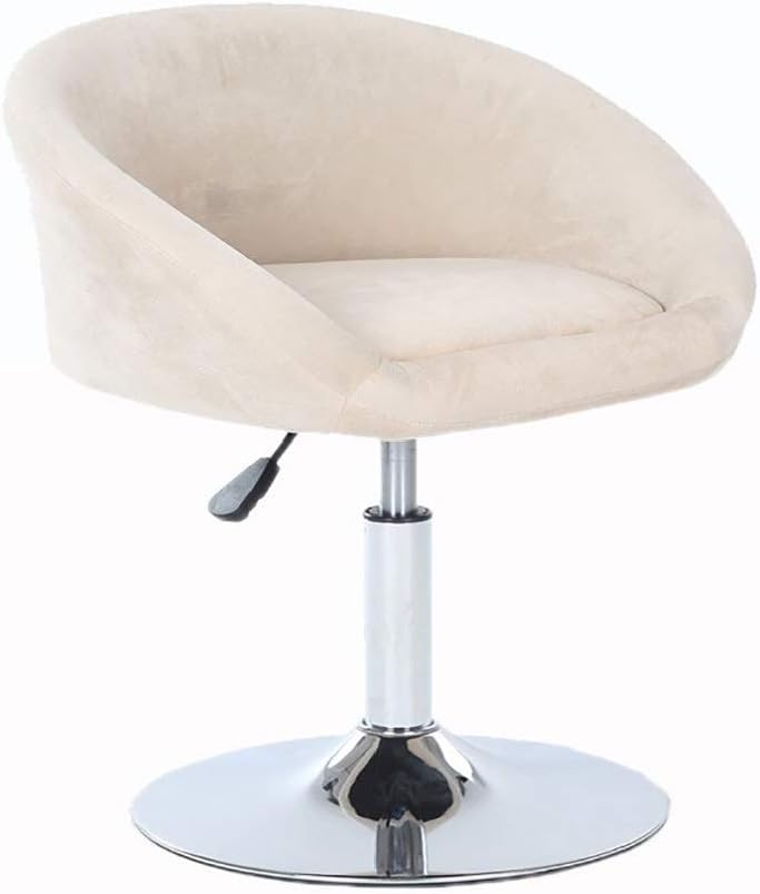 Bar Chairs Fashion Creative Makeup Chair Vanity Chair Barber Chair Modern Minimalist Swivel Chair Lifting Home High Back Chair Velvet Accent Chair Color White Amazon Ca Home Kitchen
