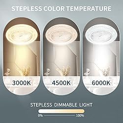 YITAHOME Bladeless Ceiling Fan with Light, 20 Inch