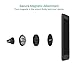 AUKEY Car Phone Mount, Air Vent Magnetic Cell Phone Holder compatible with iPhone X/8/8 Plus/7/7 Plus/6s Plus, Samsung Galaxy, LG, Nexus and More (Black)