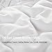 Balichun Luxury Hotel Collection 1800 Series - Down Alternative Comforter Hypoallergenic Quilted Duvet Insert With Corner Tabs - All Season - Twin(64 by 88 inches) - White