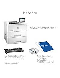 HP LaserJet Enterprise M506 X Wireless Monochrome Printer (f2 a70 a # Bgj)