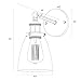 Light Society Camberly Wall Sconce, Clear Glass Shade with Antique Brass Finish, Vintage Modern Industrial Farmhouse Lighting Fixture (LS-W130)