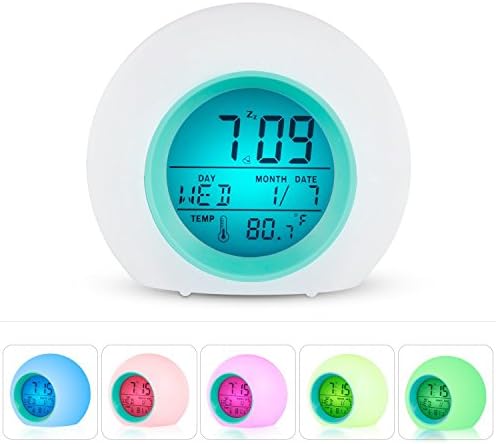 Digital Alarm Clock RUOYIER Wake Up Light Premium Digital Display Model For Teens&amp;Kids(Battery Operated)