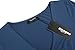 Zeagoo Women's Comfy Casual Twist Knot Tunics Tops Blouses Office Work Blouse Blue