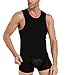 SEXYWG Mens Control Tummy Sauna Vest Neoprene Slimming Sweat Shirt Running Tank for Gym Weight Loss