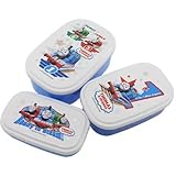 3 Different Thomas the Tank Engine and Friends Lunch (Bento) Boxes (Japan Import)