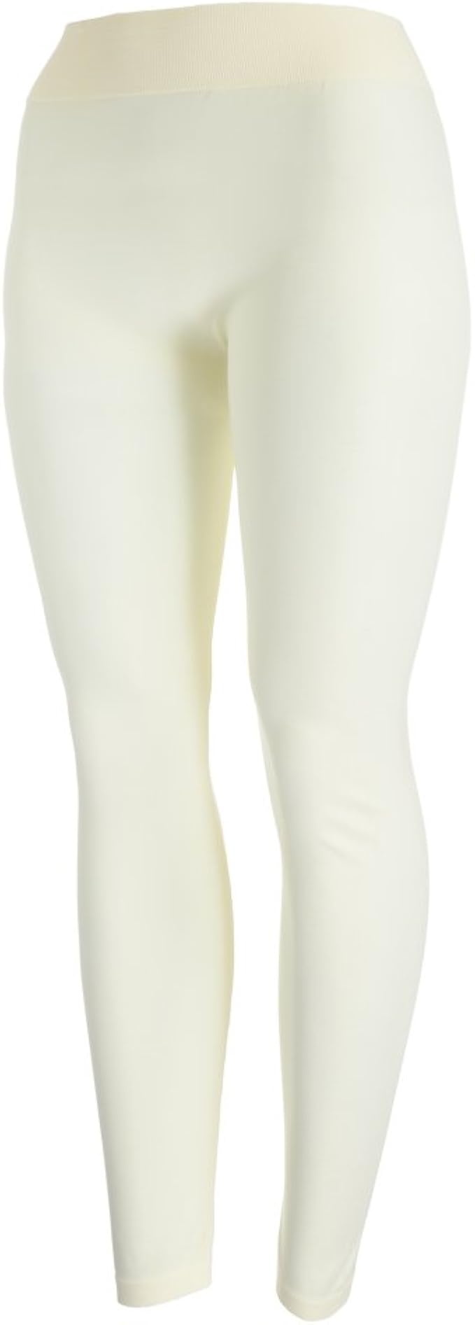 New Mix by New Kathy, Ladies Leggings, Ivory at Amazon Women’s Clothing