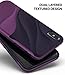 Ringke Wave Compatible with iPhone Xs Max Case, Dual Layer Heavy Duty 3D Textured Cover - Metallic Purple